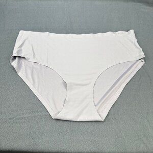 Danskin Women's Size 3X Panty Brief High Waist Light Gray New Without Tags